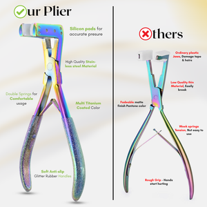 Professional Pro Hair Extensions Tool Tape in Sealing Plier/Comb/9pcs Styling Clip <b>Kit</b> Sustainable stainless Steel for sale - Product Image 5