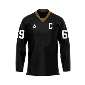 Jersey de Hockey sobre Hielo 2026, Fabricante Pakistaní, Venta Especial, Color Sólido, Impresión por Sublimación Personalizada - Product Image 3