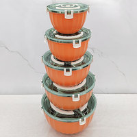 Ensemble de 5 récipients isothermes pour aliments, nouveau design, pour fêtes et événements, boîte à lunch isolée