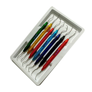 Juego de 7 Piezas de Curetas Dentales Profesionales de Acero Inoxidable, Instrumentos Quirúrgicos Periodontales - Product Image 5