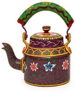 Water <b>Kettle</b> With Hand Painted Effect Kitchenware for <b>Tea</b> Serving Arabic Style <b>Tea</b> <b>Kettle</b> <b>Tea</b> <b>Kettle</b> Pot For Outdoor Use - Product Image 1