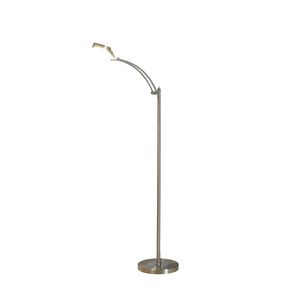 Lampada da terra a LED integrata Tinsley Silver da 54 pollici - Product Image 2