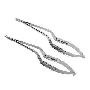 Micro-ciseaux de 7,5 pouces en acier inoxydable, manuels, réutilisables, outil de coupe chirurgical de précision, lame tranchante, qualité professionnelle, droits - Product Image 1