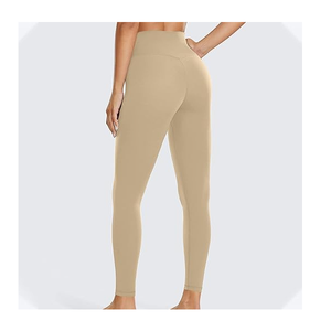 Leggings Deportivos de Cintura Alta, Sin Costuras, Suaves, de Color Sólido, con Logotipo Personalizado, al Por Mayor, de Alta Calidad - Product Image 5