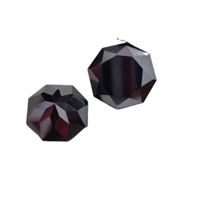 Moissanite noire forme octogonale diamant en vrac VVS clarté laboratoire à facettes créé bague de bijoux personnalisée 20mm taille de pierre précieuse 8mm - Product Image 3