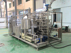 Pasteurizador Tubular <span class=keywords><strong>de</strong></span> Leche <span class=keywords><strong>de</strong></span> 1000L con Bomba y Esterilizador UHT <span class=keywords><strong>de</strong></span> 2000L Totalmente Automático para el Procesamiento <span class=keywords><strong>de</strong></span> Néctar <span class=keywords><strong>de</strong></span> <span class=keywords><strong>Agave</strong></span> y Jugos - Product Image 1