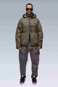 Waterproof Mens <b>Techwear</b> <b>Jacket</b> Tactical Multi Pocket Hooded Urban Streetwear Outerwear Windproof Functional Coat Custom OEM - Product Image 6