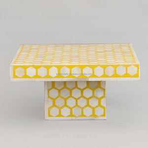 Support de gâteau en incrustation d'os de luxe fait à la main support de service de dessert décoratif tendance pour le service et la présentation de gâteau - Product Image 3