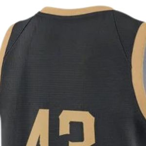 Black <b>Gold</b> Basketball Jersey for Men Sleeveless Team <b>Shirt</b> Lightweight Breathable Athletic Sportswear Competition Game Uniform - Product Image 4