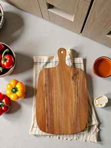 Tabla de Charcutería Navideña de Madera Ecológica con Asa, Tabla de Cortar de Madera al por Mayor para Frutas, Verduras y Quesos - Product Image 2