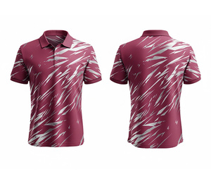 Breathable Sublimation Polo Shirt for Summer Sports Uniform Durable Stitching for Men Women Youth Quick-Dry Dry-Fit Active Polo - Product Image 1