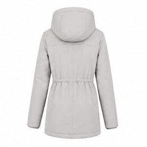 Chaqueta Parka de Invierno para Mujer OEM con Capucha Ajustable, Cierre Completo con Cremallera, Material Impermeable y Resistente al Viento, y Diseño Moderno de Ropa Urbana - Product Image 2