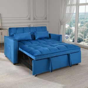 Divano Letto Convertibile 3-in-1 con Divano Estraibile e Schienale Reclinabile con Cuscini - Product Image 2