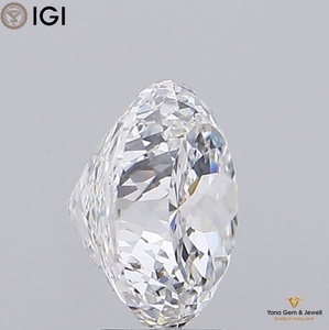 Diamant de laboratoire CVD certifié IGI, pureté VS1, couleur E, 3,00 carats, taille portugaise, pour alliance de mariage spectaculaire - Product Image 3