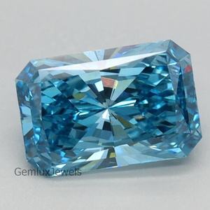 Diamante Suelto Cultivado en Laboratorio con Certificación IGI, Claridad VS, Azul Intenso, 3.5 Quilates, Corte Radiante, Precio B2B - Product Image 1