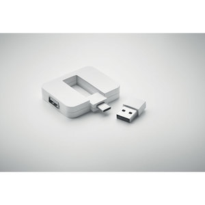Promotional <strong>Square</strong>-C 4 Ports <strong>USB</strong> <strong>Hub</strong> - Product Image 5
