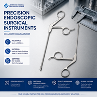 Pince de coupe endoscopique OEM personnalisée pour suture arthroscopique, à mâchoires plates carrées, en acier inoxydable, conforme ISO 13485, réutilisable