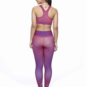 Two-Piece Sublimation Workout Yoga <b>Set</b> for Women Latest Design with OEM Feature Plus Size Bra Legging <b>Set</b> - Product Image 2