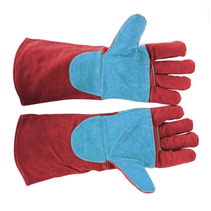 OEM Service Heat Resistant Fireproof Welding Work <b>Gloves</b> Heavy Duty Cowhide Leather With Kevlar Liner Welder Working <b>Gloves</b> - Product Image 3