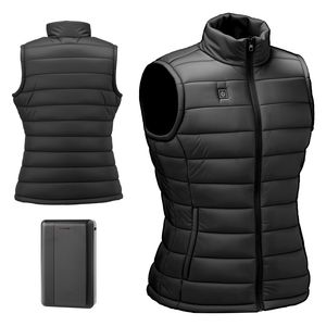 Gilet Riscaldante Elettrico Ricaricabile Leggero da Donna con Batteria da 16000 mAh e 8 Zone di Riscaldamento per Sport Invernali all'Aperto - Product Image 1