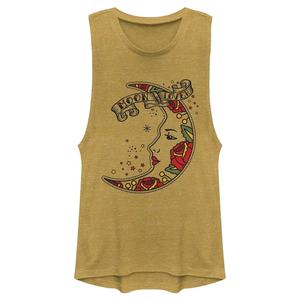 Pre-Washed Cotton Women's Casual Printed Tank <b>Top</b> Short Length Jersey with Embroidery <b>Sequins</b> Appliques Eco-Friendly 160 GSM - Product Image 2