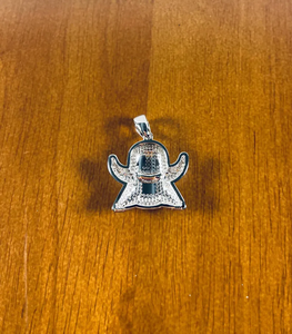 Colgante de Fantasma Adorable con Incrustaciones de Moissanita, Estilo Diamante, Collar Hip Hop, Joyería de Dibujos Animados Divertida y Brillante, Pieza Destacada - Product Image 6