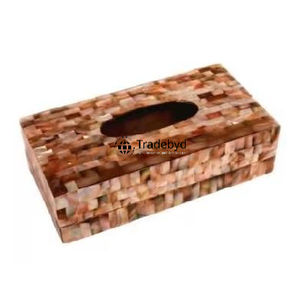 Portarrollos Decorativo Hecho a Mano con Incrustaciones de Hueso Ecológico de Primera Calidad, Diseño Personalizado, Elegante Adorno para el Hogar, Tradebyd - Product Image 5