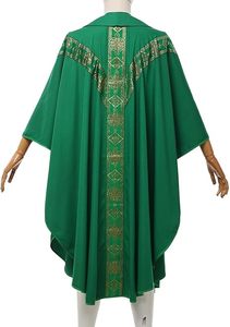 Robes de clergé sur mesure OEM pour les prêtres catholiques, vêtements traditionnels pour les prêtres, chasuble, robe d'église, vêtements respirants - Product Image 6