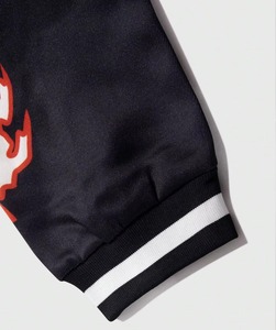 Men's Embroidered Varsity <b>Leather</b> <b>Jacket</b> Baseball Style Wool Body OEM ODM Wholesale Sample Service Available - Product Image 2