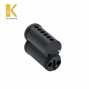 Cilindro de Cerradura de Puerta de Latón con Múltiples Opciones de Ranura para Llave, Negro Mate, 6 Pines, Ranura Tipo E SFIC para Seguridad en Edificios Comerciales - Product Image 6