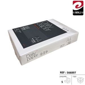 Carta per Uso Quotidiano A4 80gsm 500 Fogli per Ufficio - Product Image 1