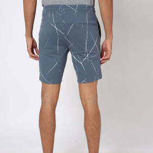 Shorts de sport à carreaux pour hommes, taille élastique, taille mi-haute, en toile légère, séchage rapide, avec poches - Product Image 3