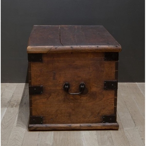 Late 19th/Early 20th C. Blanket <b>Chest</b> C.1880-1920 Mahogany <b>Wood</b> - Antique Handmade Manufacture From Jepara Indonesia Furniture C - Product Image 3