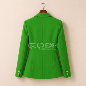 Blazer pour femmes Alpha Kapa personnalisé, vert brodé, style sur mesure, par Cosh International - Product Image 4