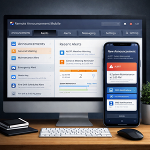 Software de Aplicación Móvil Inteligente para Anuncios Remotos, Alertas Comerciales, Notificaciones y Gestión de Comunicaciones Públicas - Product Image 2