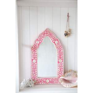 Espejo de Pared con Incrustaciones de Hueso Natural, Hecho a Mano, de Lujo, Elegante y Decorativo para el Hogar - Product Image 2