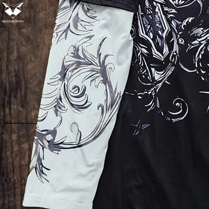 เสื้อยืดแขนยาวสองชั้น สีดำขาว ขายดีที่สุด คุณภาพดีเยี่ยมจากซัพพลายเออร์ชั้นนำ เนื้อผ้านุ่มสุดๆ สินค้ามาใหม่ - Product Image 4