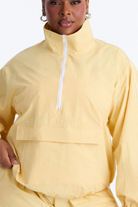 Ensemble coupe-vent colorblock pour femmes, sweat à capuche et short, vêtements de sport légers à fermeture éclair, survêtement 2 pièces, décontracté, pour la course à pied, la gym, le fitness - Product Image 6