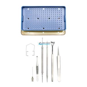 Kit de Extracción de Cuerpos Extraños Oftálmicos de 8 Piezas, Instrumentos para Extracción de Cuerpos Extraños Oculares, Set de Intervención Quirúrgica Menor - Product Image 2