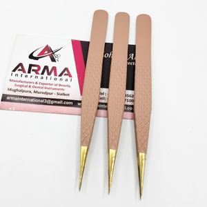 Pinzas de Aislamiento Rectas Profesionales de Acero Inoxidable, 10 mm de Longitud, Punta Lisa, Logotipo Personalizado, Marca Privada, Pinzas Sostenibles - Product Image 5