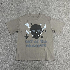 High Quality <b>Men</b> Black Puff Printed <b>T</b> <b>Shirt</b> <b>Men</b> Short Sleeve Boxy <b>t</b> <b>Shirt</b> Custom <b>T</b>-<b>shirts</b> for <b>Men</b> Oversize <b>t</b> <b>Shirt</b> - Product Image 4