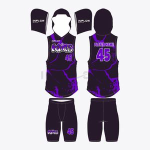 Uniformes de Fútbol Americano 7V7 de Alta Calidad, Transpirables, Tallas Grandes, para Unisex, con Nombres y Números de Equipo, Sin Mangas - Product Image 3