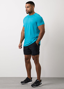 Camiseta Deportiva Personalizada con Logotipo para Hombre, Transpirable, de Secado Rápido, para Gimnasio, Fitness, Deportes, 100% Algodón, para Correr, Entrenamiento, Ecológica - Product Image 4