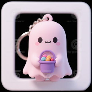 Llaveros de Goma Personalizados de Halloween, Ecológicos, en 3D, con Diseños de Fantasmas, Calabazas, Brujas y Dulces para Promociones de la Temporada de Terror - Product Image 5