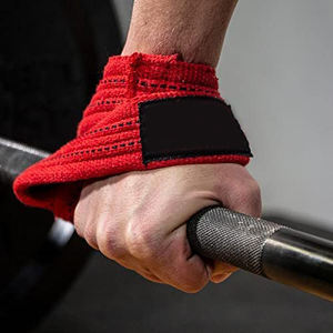 Sangles de musculation personnalisées avec logo en forme de 8 pour la musculation en salle, haltérophilie, haute qualité, service OEM, prix de gros - Product Image 3