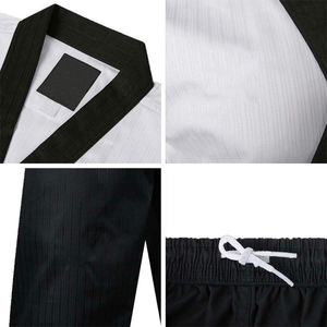 Uniforme de Taekwondo de Poliéster y Algodón, Dobok Unisex, Traje de Entrenamiento de Artes Marciales, Logotipo Personalizado OEM, Kit de Taekwondo Vornex Industry - Product Image 5