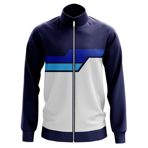 Men's Color Block Racer <b>Jacket</b> <b>Zip</b> <b>Up</b> Stand Collar Sporty Breathable Polyester Track Outerwear Autumn Wear Sublimation Print - Product Image 1