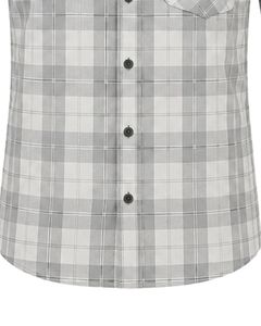 Manufacturer Gray White Plaid <b>Men</b> Casual Formal Check <b>Shirt</b> Long Sleeve Button Down Cotton Flannel Office Wear Custom <b>Shirt</b> <b>Men</b> - Product Image 6