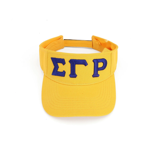 Gorra de Visera Dorada Azul Rey Bordada con Diseño de Letras Griegas, Visera Curva, Correa Ajustable, Gorra Deportiva Casual para Mujer, para Actividades al Aire Libre - Product Image 2
