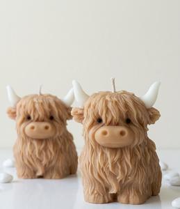 Cute Highland Cow <b>Candle</b> Handmade Aromatherapy Animal <b>Candle</b> Decorative Kawaii Bull <b>Candle</b> Gift Scented Soy Wax <b>Candle</b> Wholesale - Product Image 1